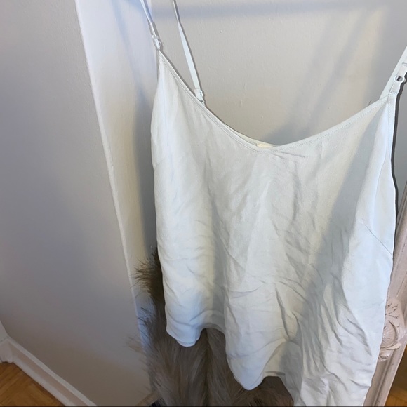 Aritzia minou cami LIGHT BLUE size M 100% silk EUC - Picture 2 of 5